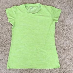 Athletic green shirt NWOT